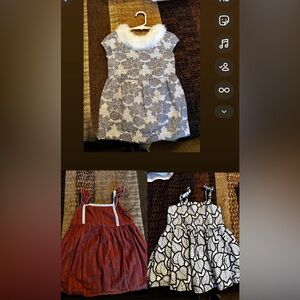 Janie & Jack Dress Set (ALL 2T) 3 dresses